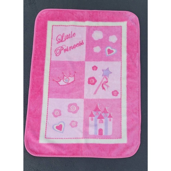 no brand Other - Vtg Little Princess Baby Toddler Blanket